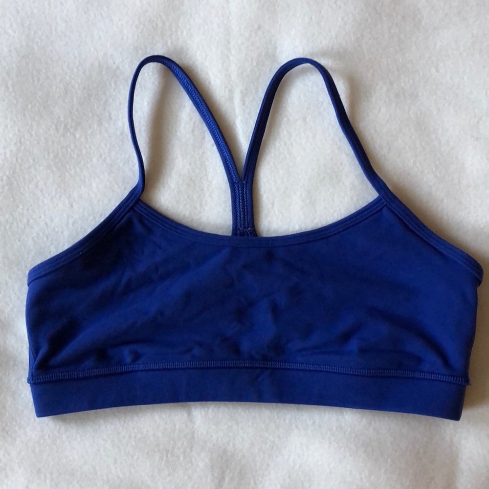 Royal Blue Lululemon Flow-Y Bra, Sz 8!